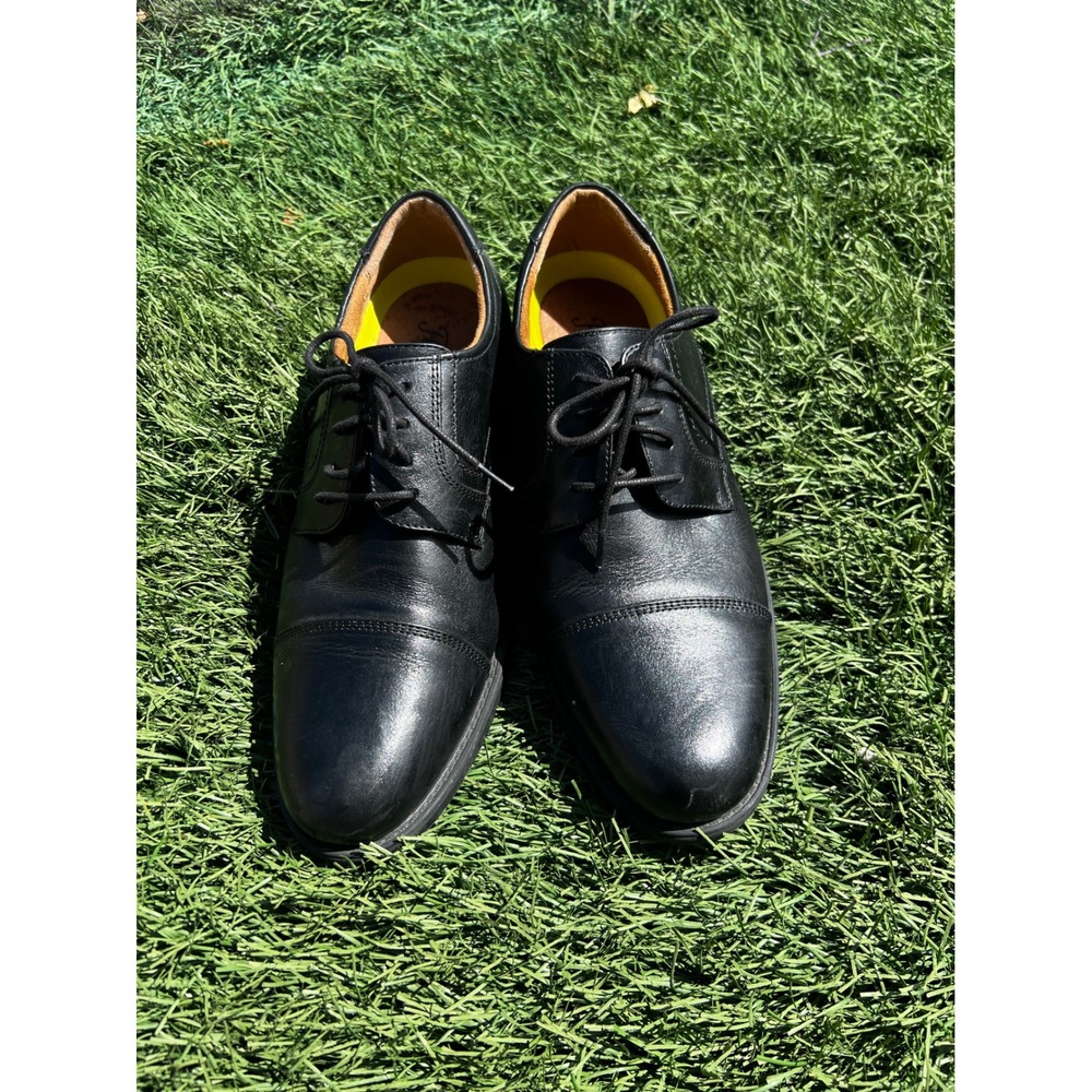 Florsheim Comfortech Mens Black Leather Oxford Dress Shoes 12138-001 Size 8D